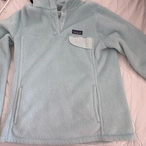 Patagonia Women's Light Blue Snap-T Fleece Pullover